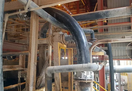 Instalación de Prueba para Transporte de Arena Sílica.